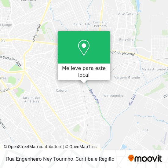 Rua Engenheiro Ney Tourinho mapa