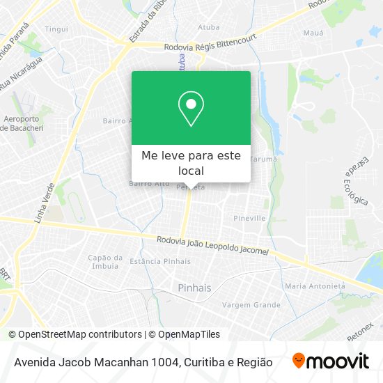 Avenida Jacob Macanhan 1004 mapa