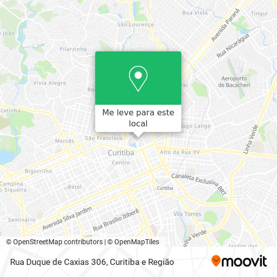 Rua Duque de Caxias 306 mapa