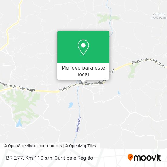 BR-277, Km 110 s/n mapa