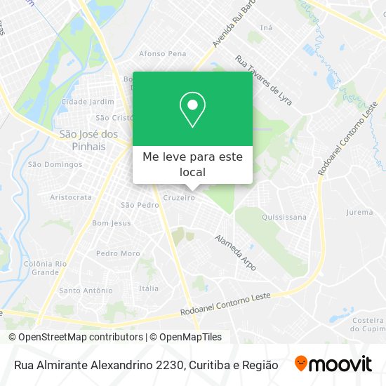 Rua Almirante Alexandrino 2230 mapa