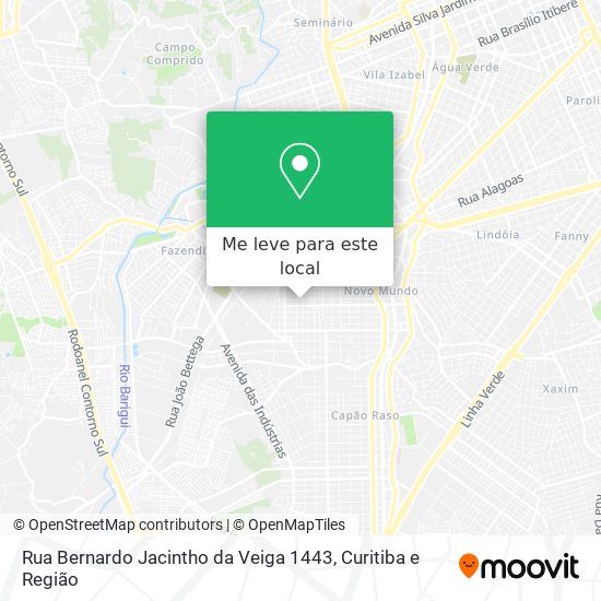 Rua Bernardo Jacintho da Veiga 1443 mapa