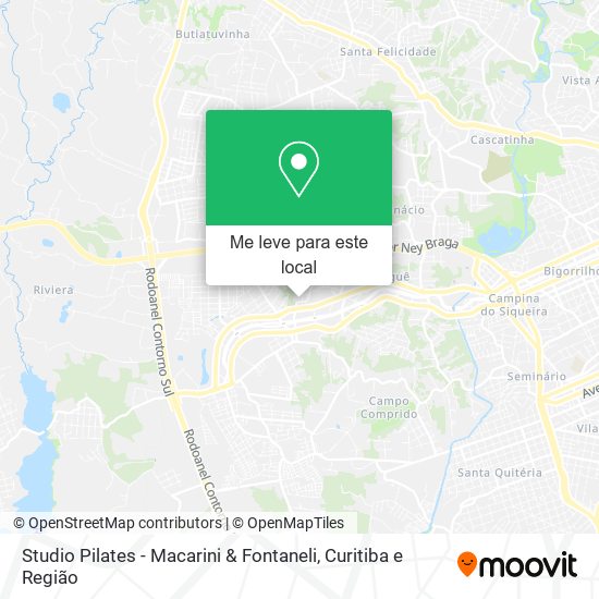 Studio Pilates - Macarini & Fontaneli mapa