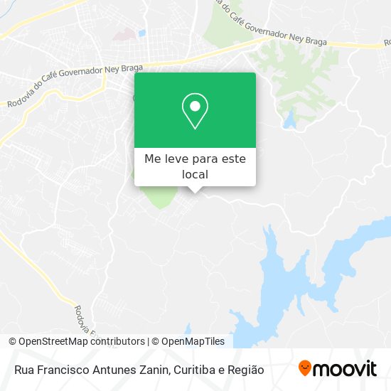 Rua Francisco Antunes Zanin mapa
