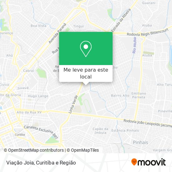 Viação Joia mapa