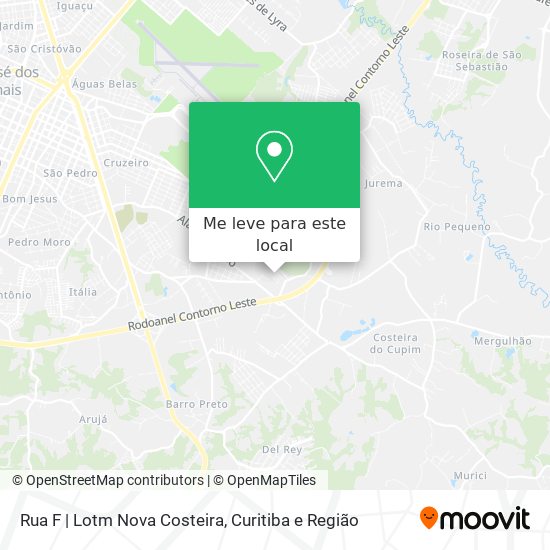 Rua F | Lotm Nova Costeira mapa