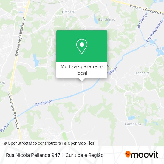 Rua Nicola Pellanda 9471 mapa