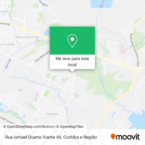 Rua Ismael Duarte Viante 46 mapa