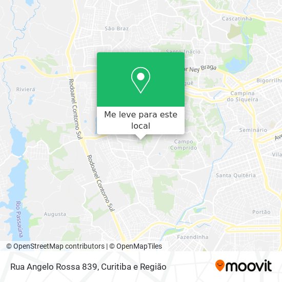 Rua Angelo Rossa 839 mapa