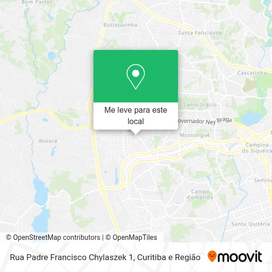 Rua Padre Francisco Chylaszek 1 mapa