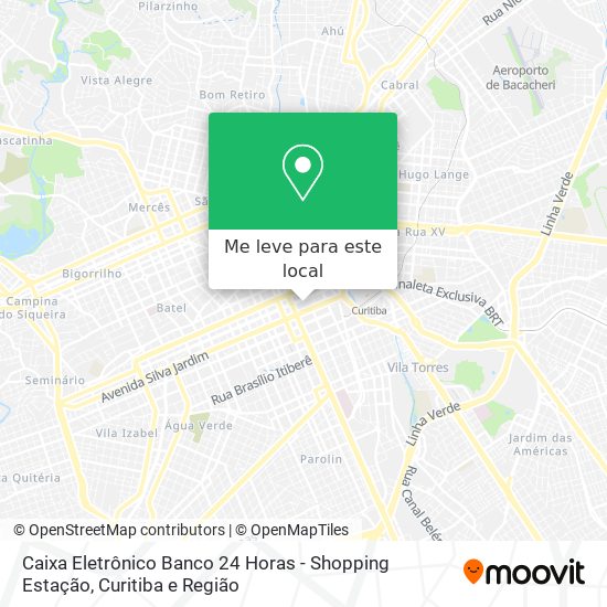 Caixa Eletrônico Banco 24 Horas - Shopping Estação mapa