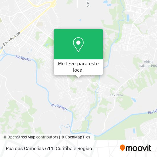 Rua das Camélias 611 mapa
