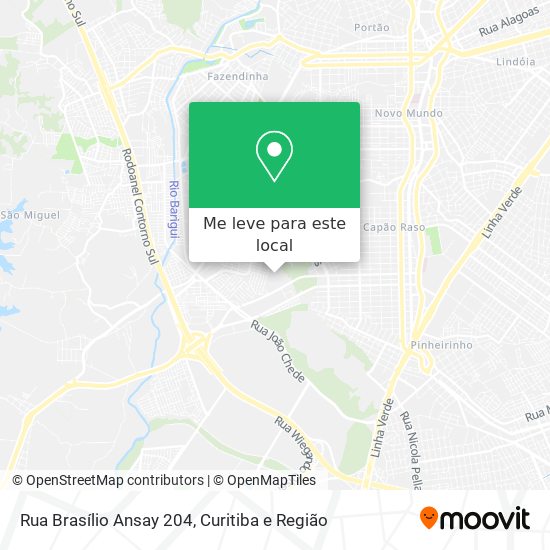 Rua Brasílio Ansay 204 mapa
