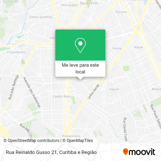 Rua Reinaldo Gusso 21 mapa