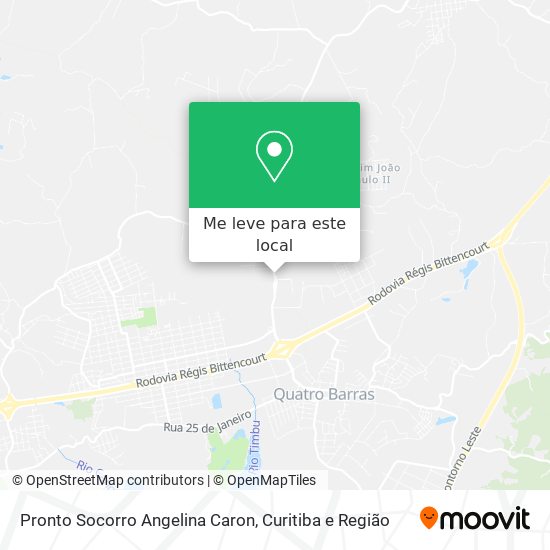 Pronto Socorro Angelina Caron mapa