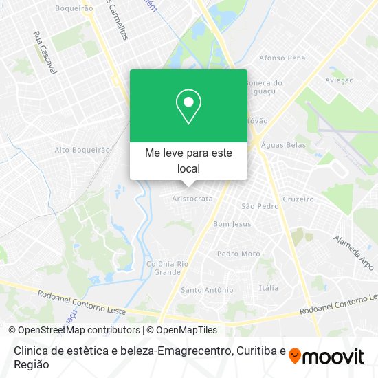 Clinica de estètica e beleza-Emagrecentro mapa