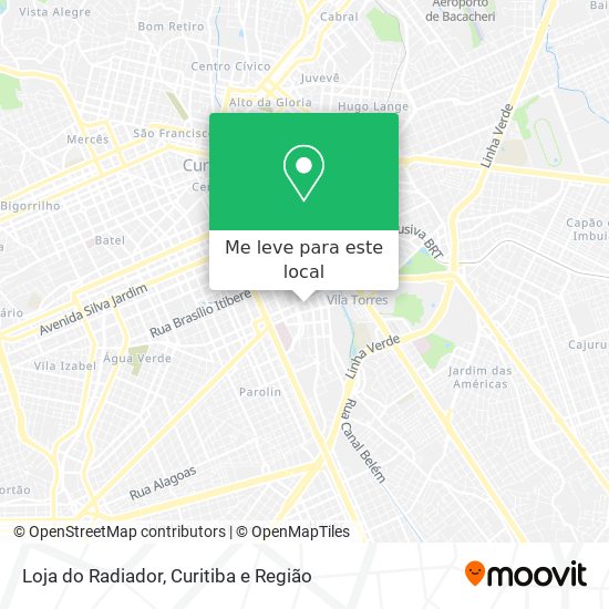 Loja do Radiador mapa