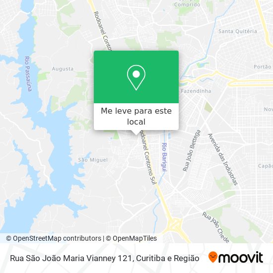 Rua São João Maria Vianney 121 mapa