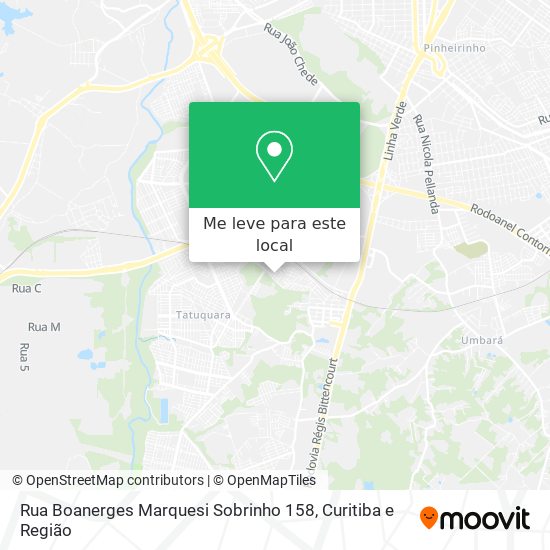 Rua Boanerges Marquesi Sobrinho 158 mapa