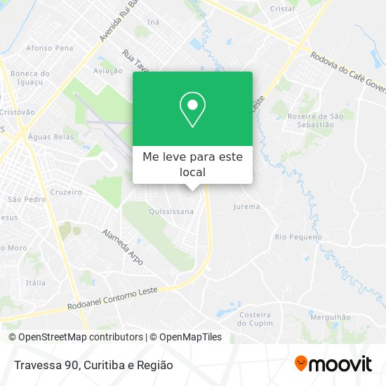 Travessa 90 mapa
