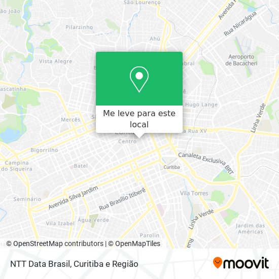 NTT Data Brasil mapa