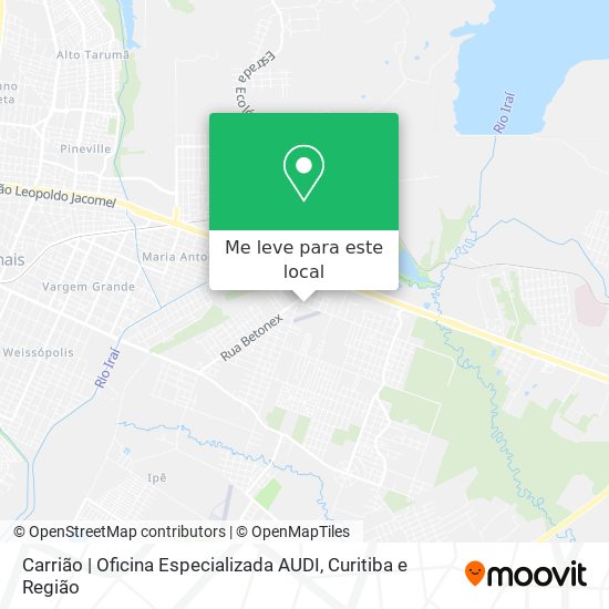 Carrião | Oficina Especializada AUDI mapa