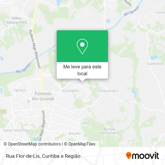 Rua Flor-de-Lis mapa