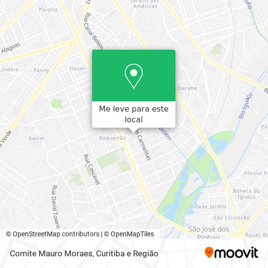 Comite Mauro Moraes mapa