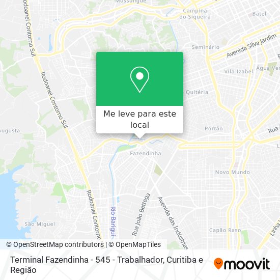 Terminal Fazendinha - 545 - Trabalhador mapa