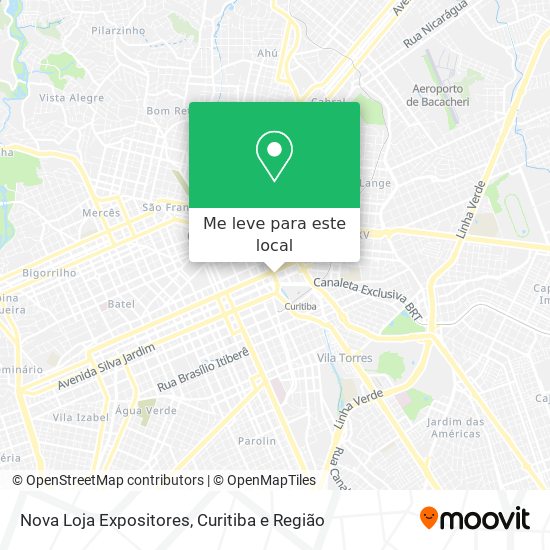 Nova Loja Expositores mapa