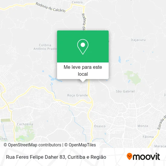 Rua Feres Felipe Daher 83 mapa