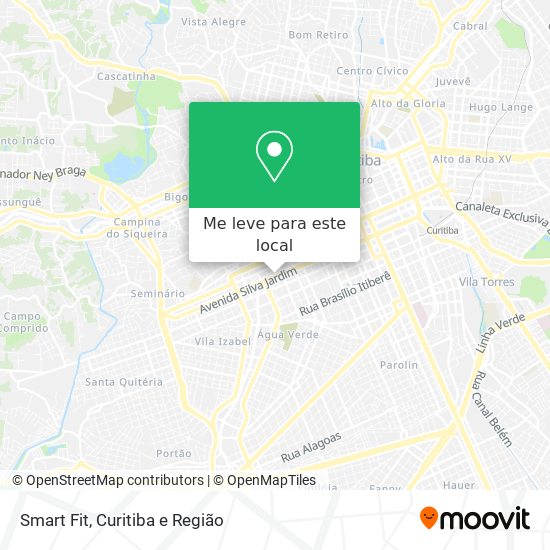 Smart Fit mapa