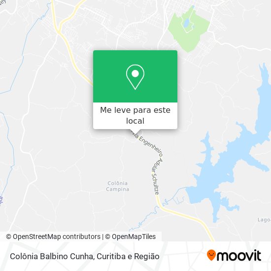 Colônia Balbino Cunha mapa