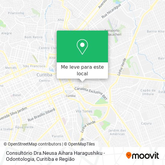 Consultório Dra.Neusa Aihara Haragushiku - Odontologia mapa