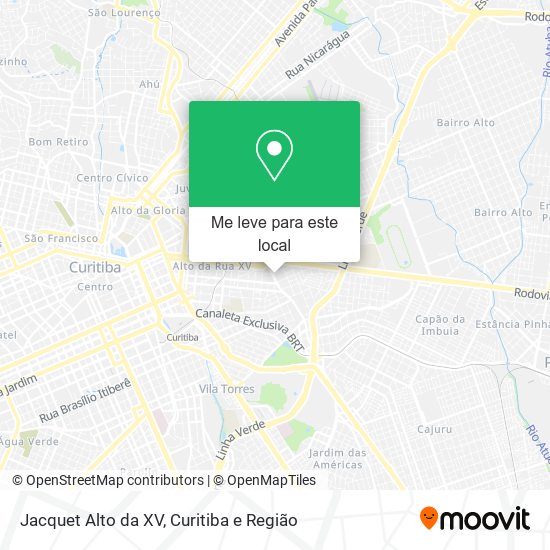 Jacquet Alto da XV mapa