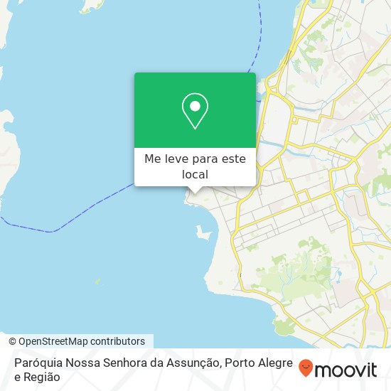 Paróquia Nossa Senhora da Assunção mapa