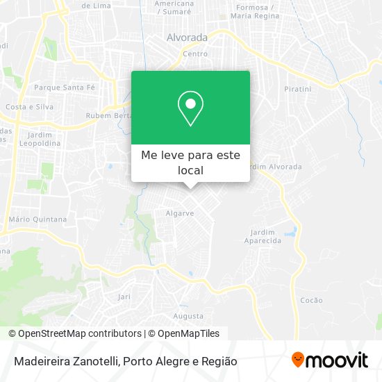 Madeireira Zanotelli mapa