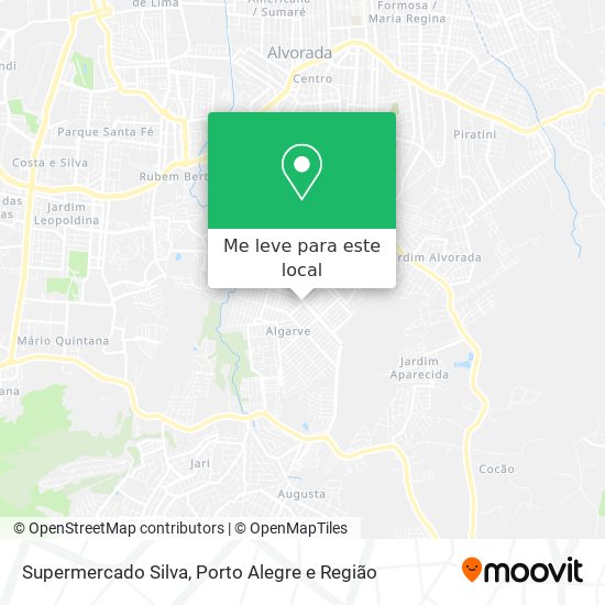 Supermercado Silva mapa