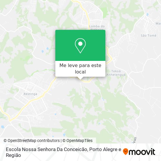 Escola Nossa Senhora Da Conceicão mapa