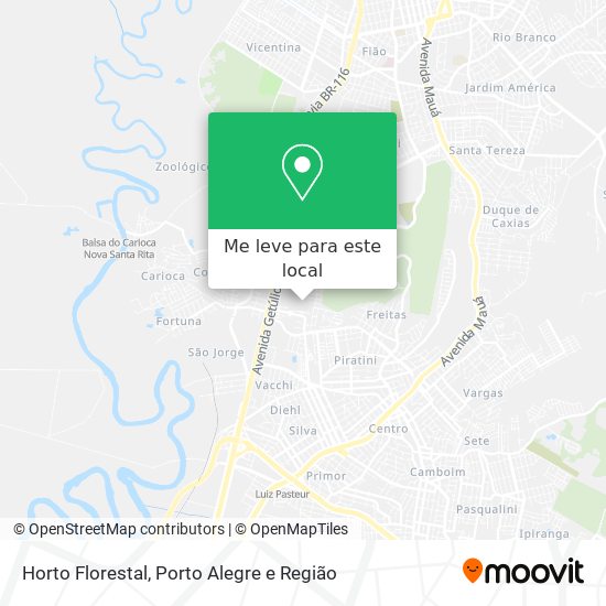 Horto Florestal mapa