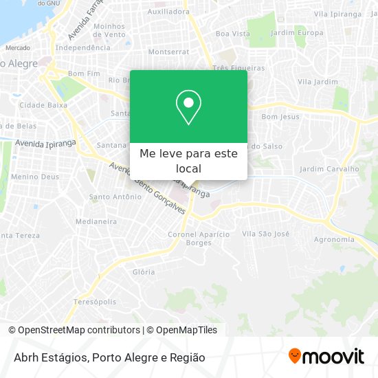 Abrh Estágios mapa