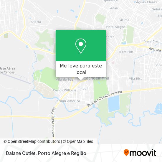 Daiane Outlet mapa