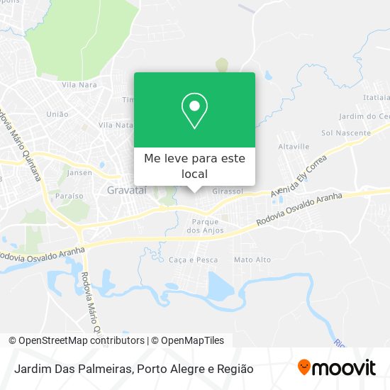 Jardim Das Palmeiras mapa