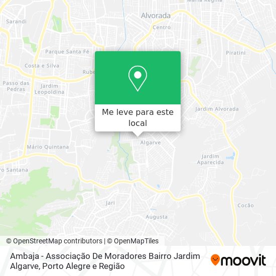 Ambaja - Associação De Moradores Bairro Jardim Algarve mapa