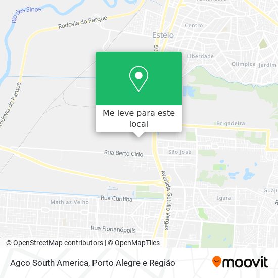 Agco South America mapa