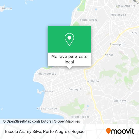 Escola Aramy Silva mapa