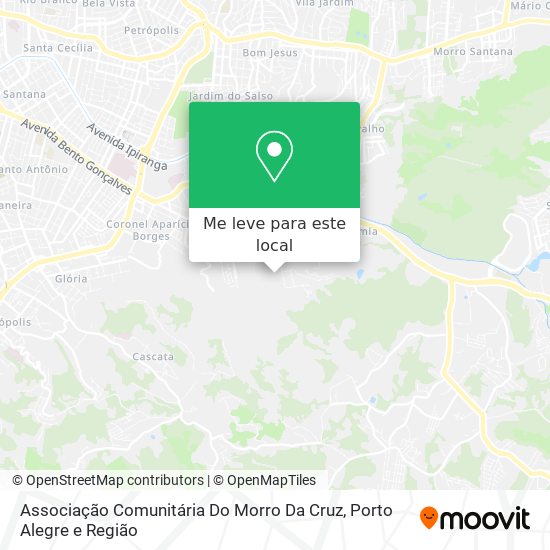 Associação Comunitária Do Morro Da Cruz mapa
