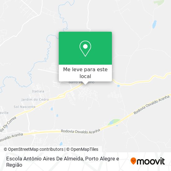 Escola Antônio Aires De Almeida mapa