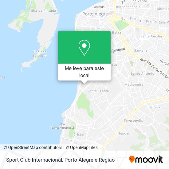 Sport Club Internacional mapa