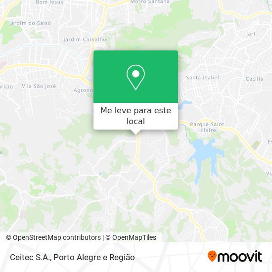 Ceitec S.A. mapa